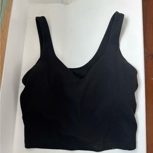 Black lululemon align tank top never worn